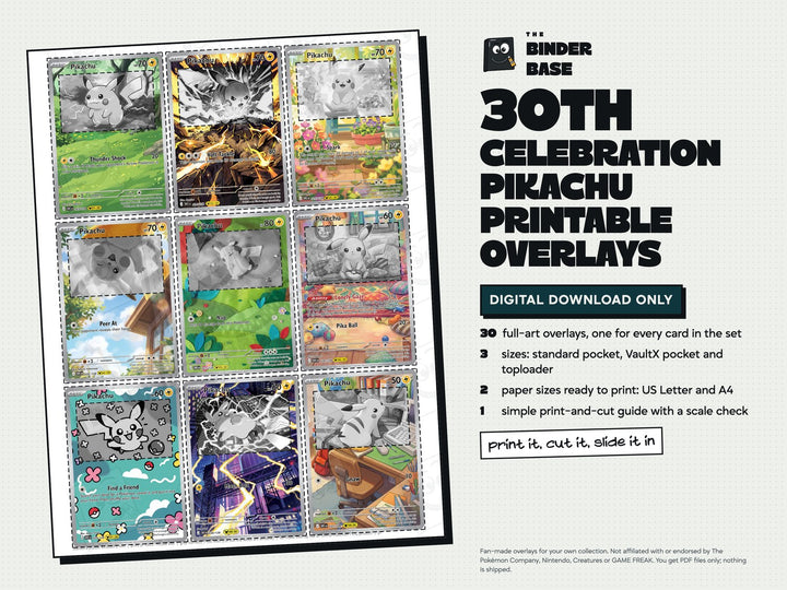 The Binder Base | Printable Pokémon Card Overlays & Extended Arts
